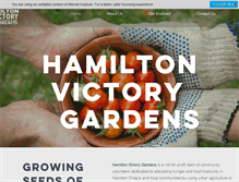 Tablet Screenshot of hamiltonvictorygardens.org
